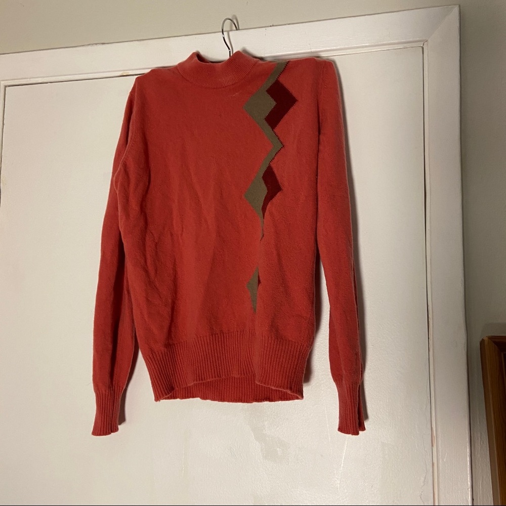 Vintage jaeger wool mockneck sweater